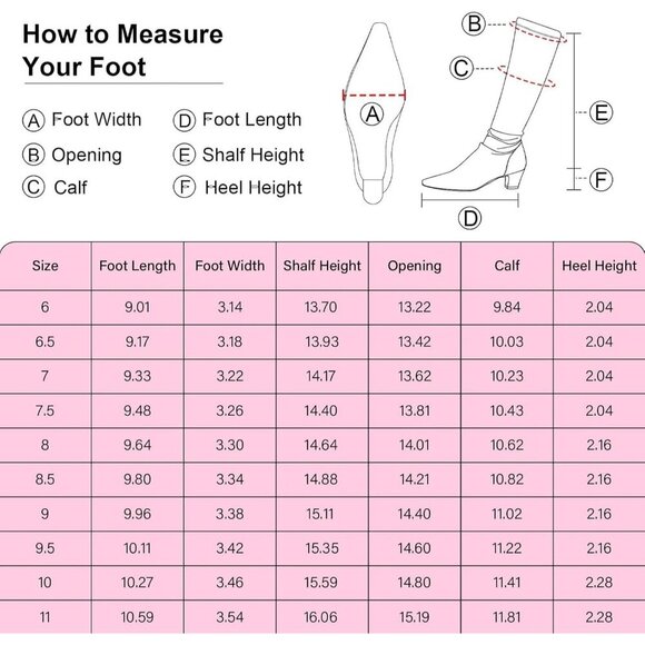 Women's Knee High Black-h Boots Pointed Toe Stretchy Block Heel Pull On Style - Picture 6 of 6